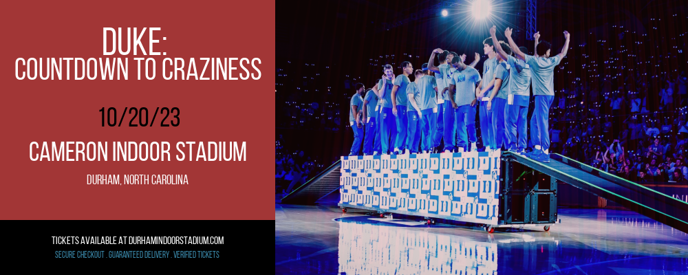 Duke at Cameron Indoor Stadium